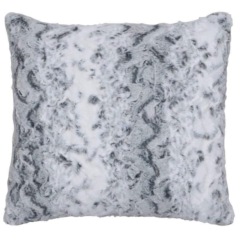 Crafted Snow Owl Pillow – 18×18 Premium