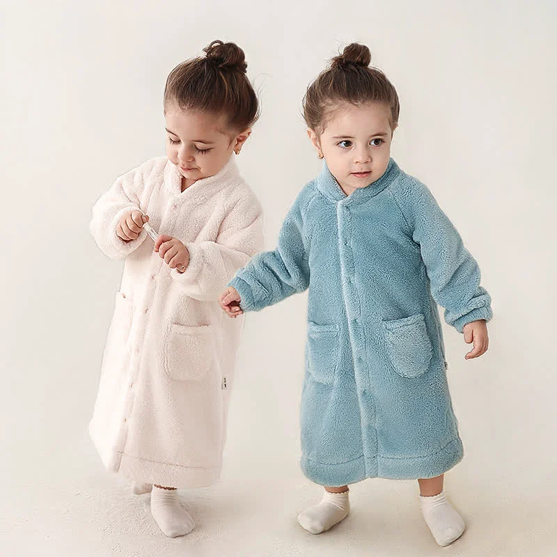Specialty Ownkoti Solid Color Plush Baby Robe Unique