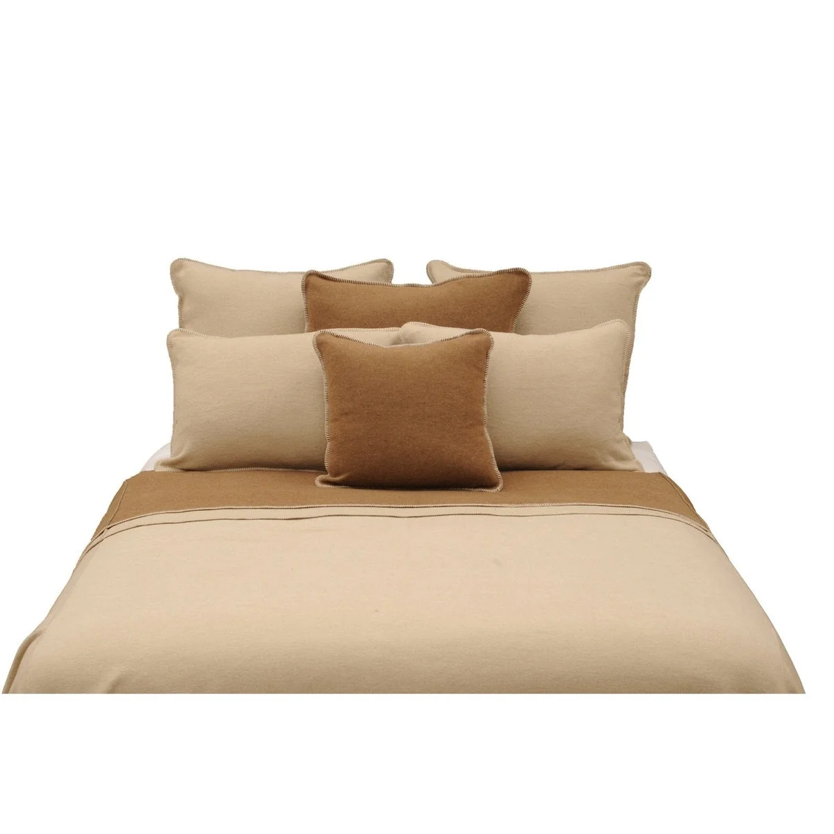 Top-Quality Solid Cream Bedspread Sustainable