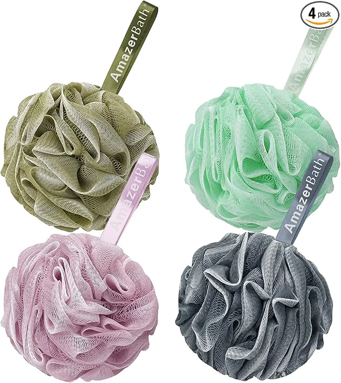 Outstanding AmazerBath Loofah Sponge 60g Piece Exfoliating Bath Sponge Body Scrubber Reliable