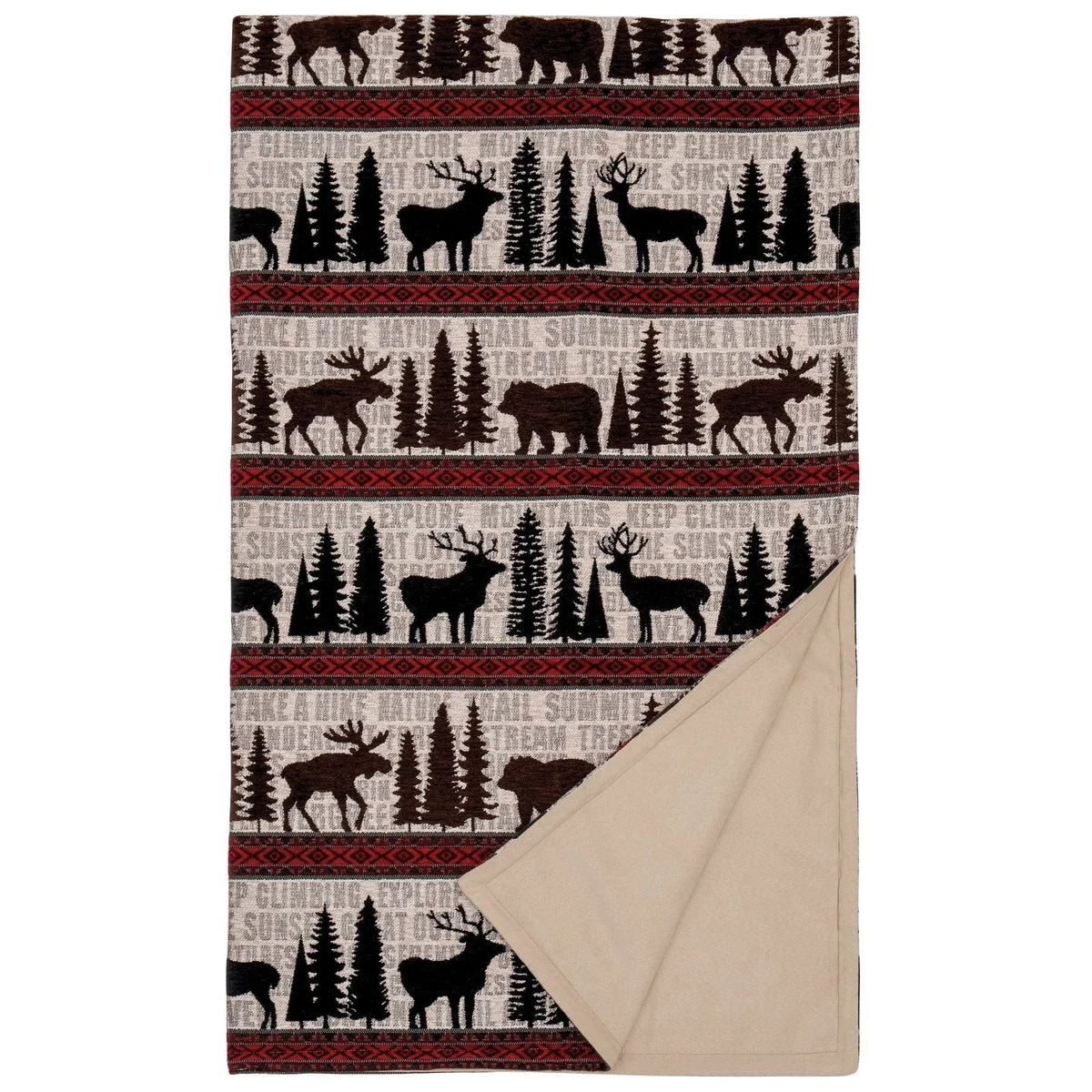 Traditional Lazy Lodge Throw Fine