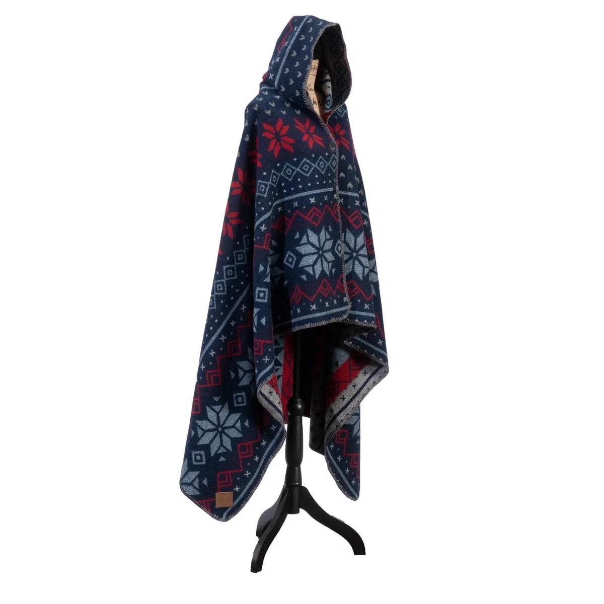 Reliable Nordic Hooded Throw Green