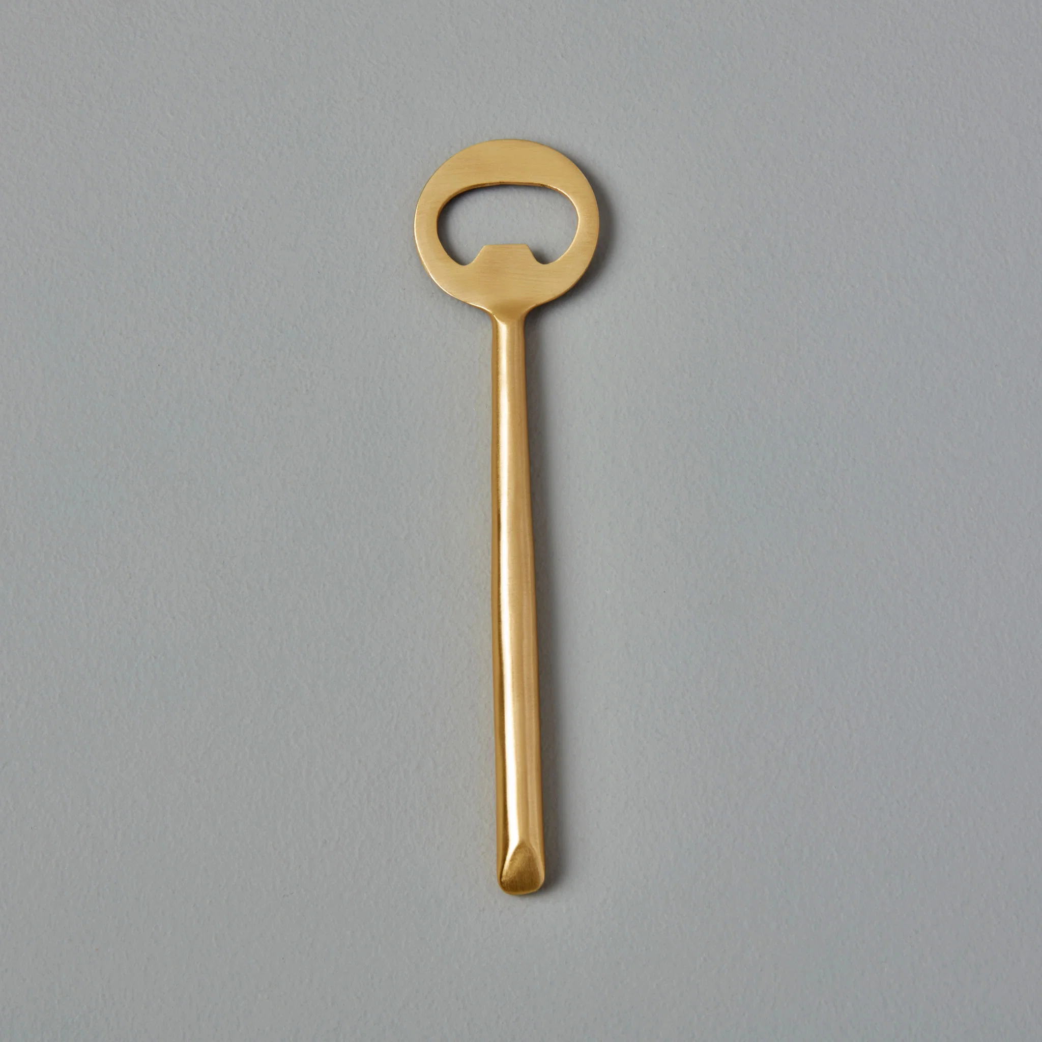 Enhanced Matte Gold Bottle Opener Efficient