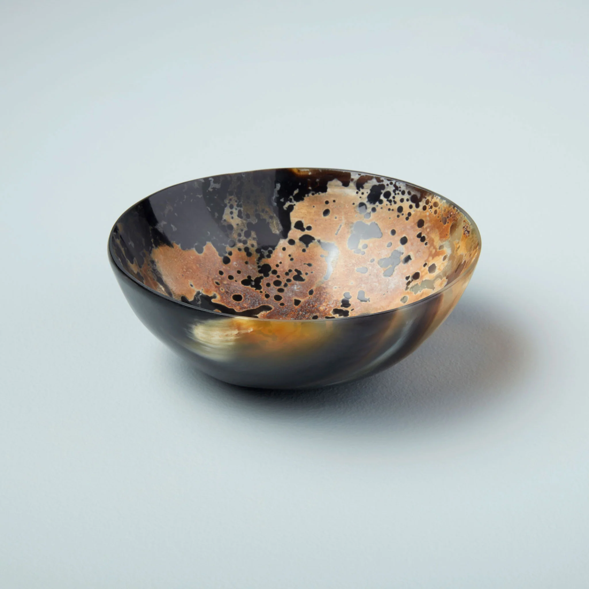 Solid Horn Snack Speckled Bowl Modern