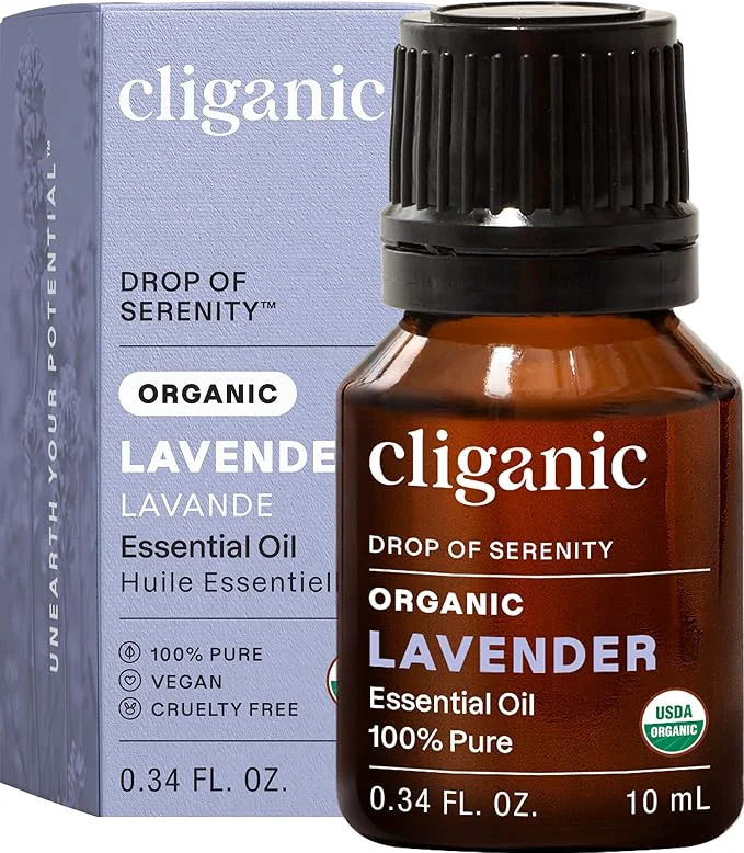 Natural Cliganic Organic Lavender Essential Oil Comfortable