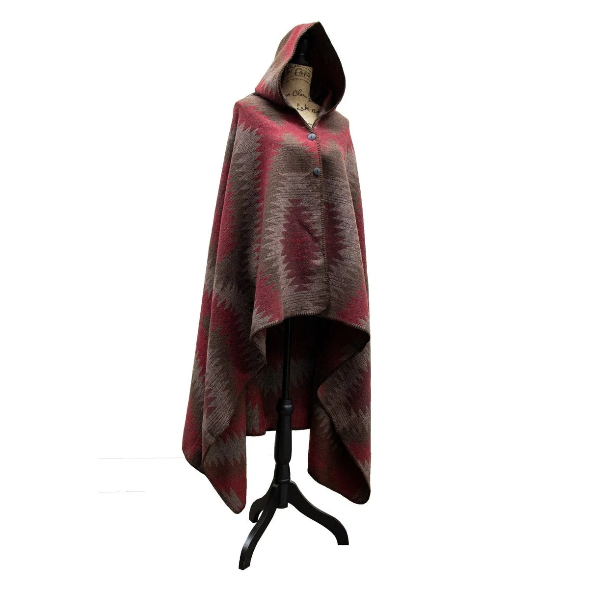 Eco-Friendly Wampum Hooded Throw Casual