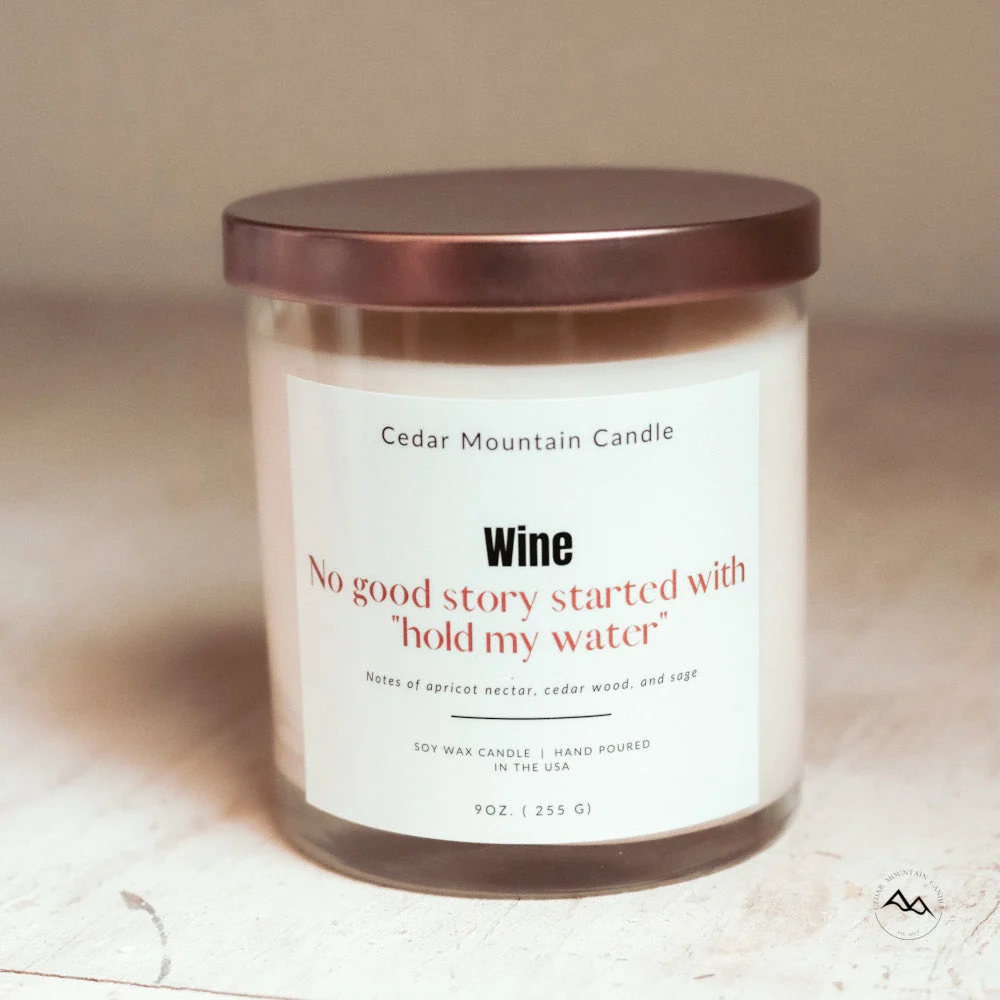 Specialty No Good Story Started with quot Hold My Water quot – 9 oz Soy Candle Stylish