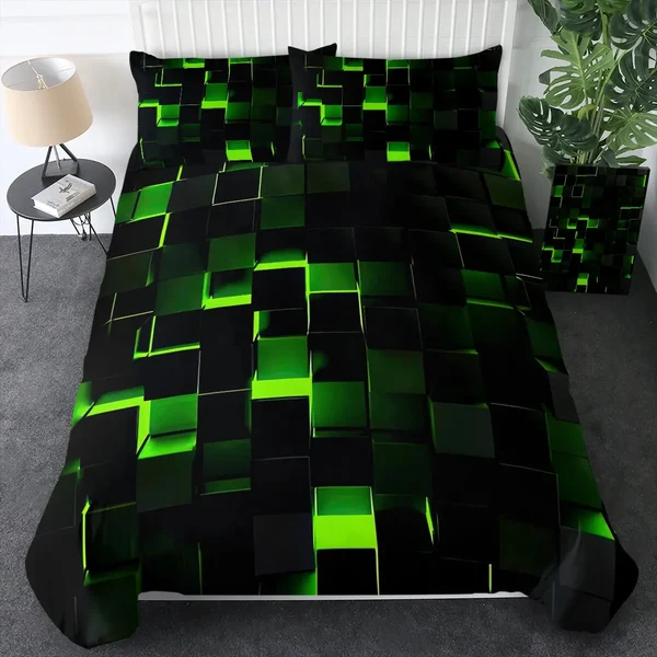 Minimalist Geometric Duvet Cover Convenient