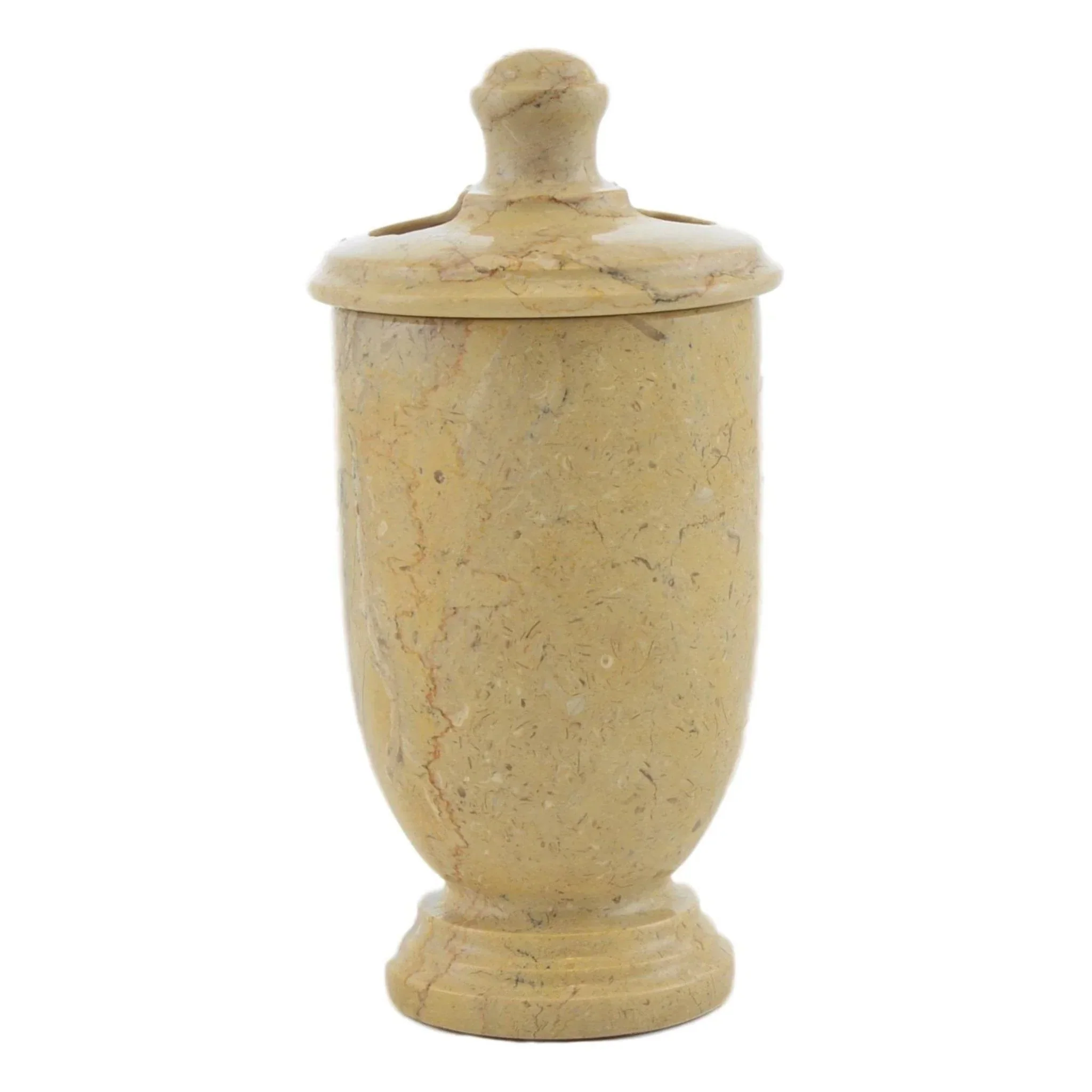 Premium Material Toothbrush Holder of Sahara Beige Marble Excellent