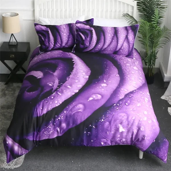 Premium Material Colorful Roses Duvet Cover Responsible