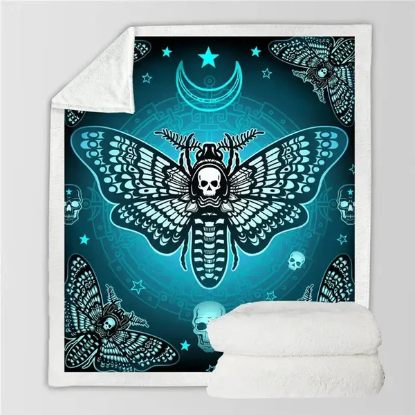 Proven Moth Throw Blanket Smooth