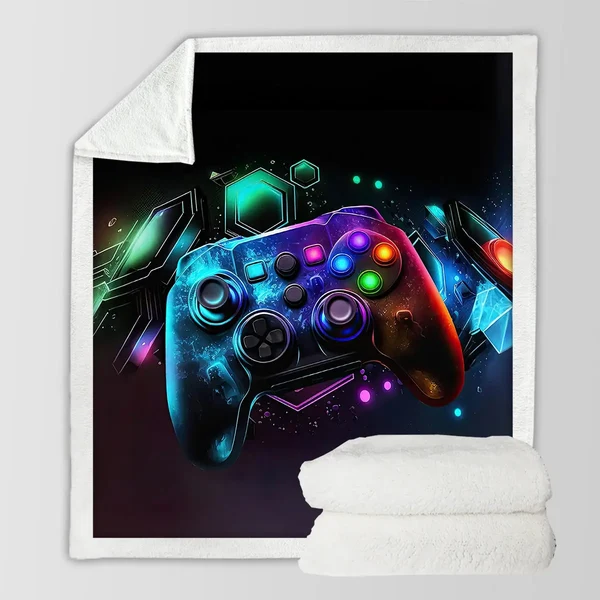 Advanced Joystick Throw Blanket Reusable