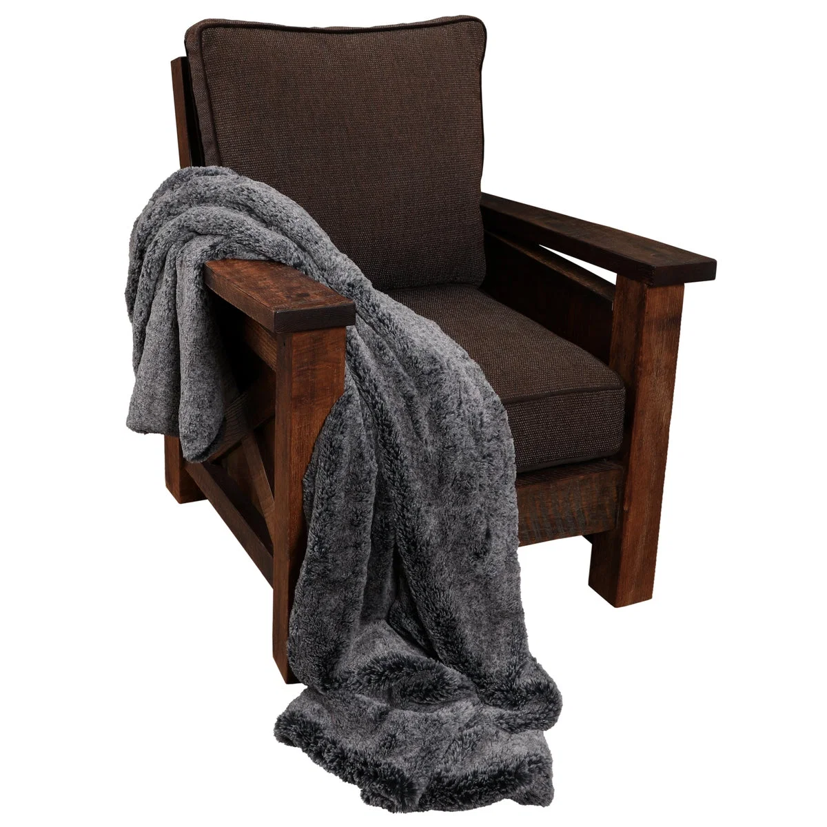 Selected Grey Bunny Throw Reusable