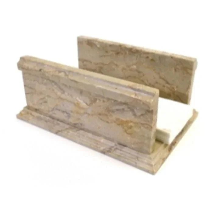 Functional Hand Towel Holder of Sahara Beige Marble – Bathroom Accessories of Atlantic Collection Official