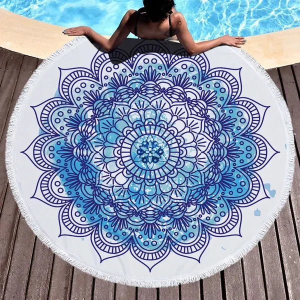 Easy-to-Use Mandala Round Towel Long-Lasting