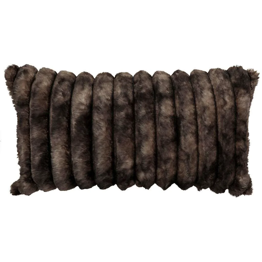 Crafted Channel Mocha Pillow – 14×26 Verified