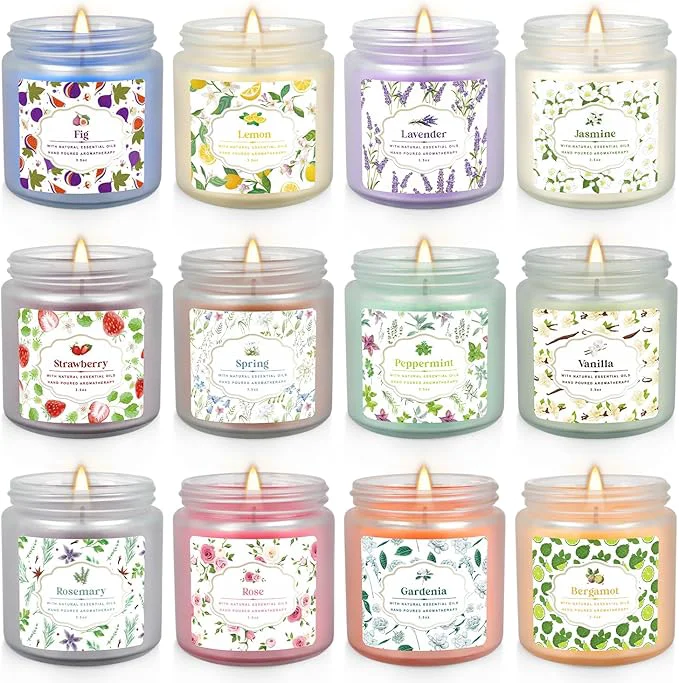 Official YOROXRG 12 Pack Scented Candles Reliable