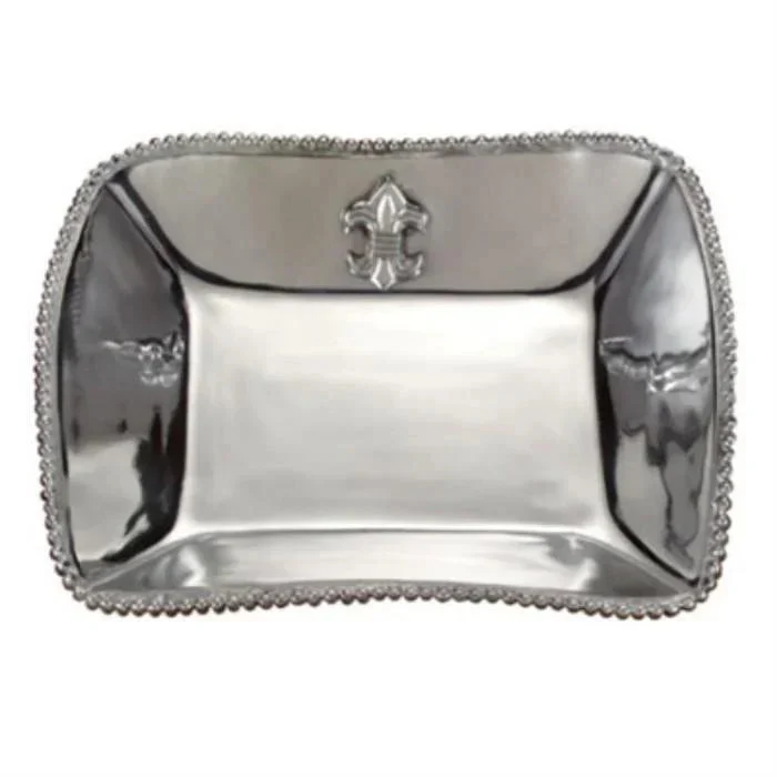 Healthy Dinner Bowl in Fleur de Lis Design Reusable