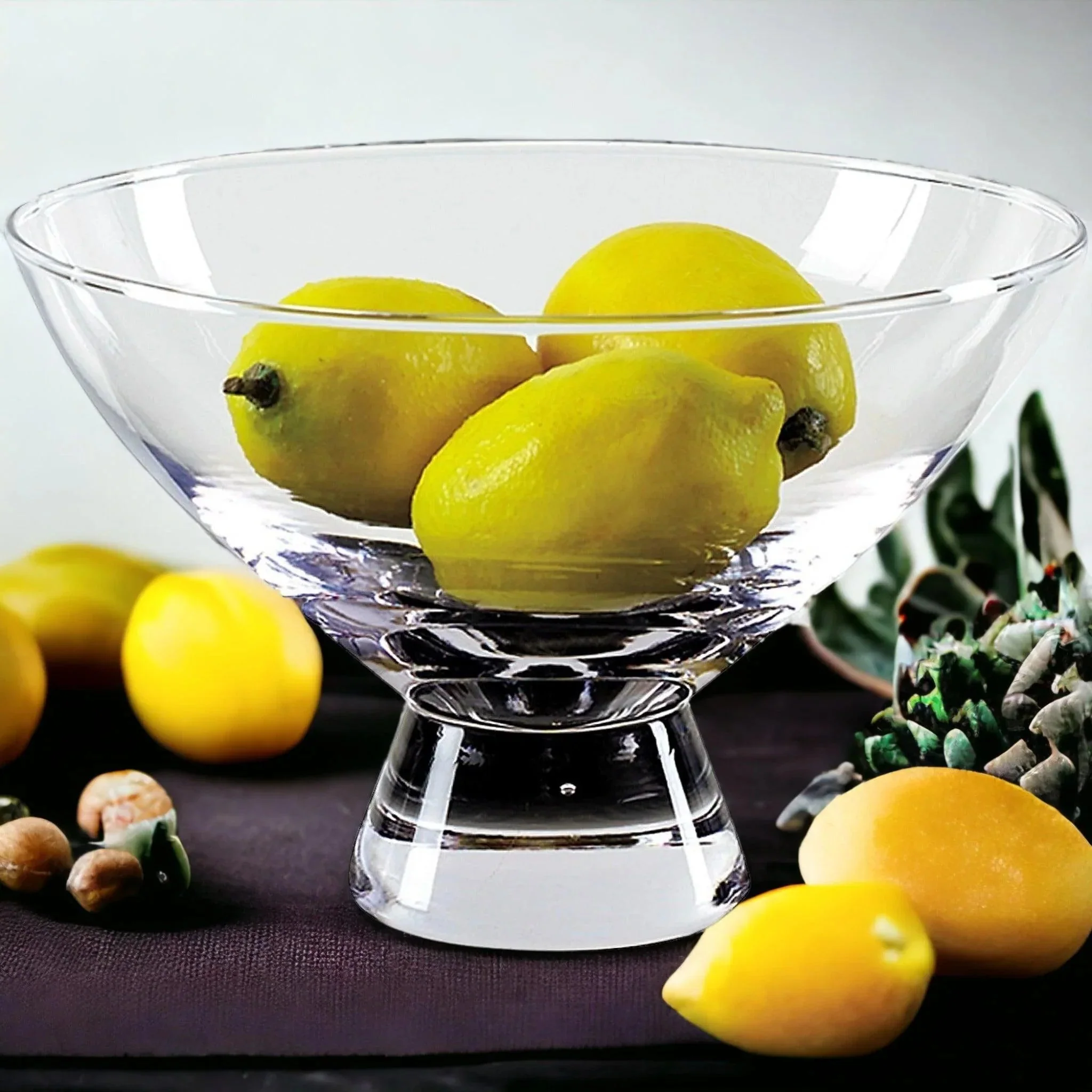 Advanced Plato Style 9-inch Decorative Pedestal Bowl Effective