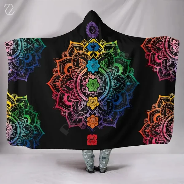 Advanced Psychedelic Hooded Blanket Responsible
