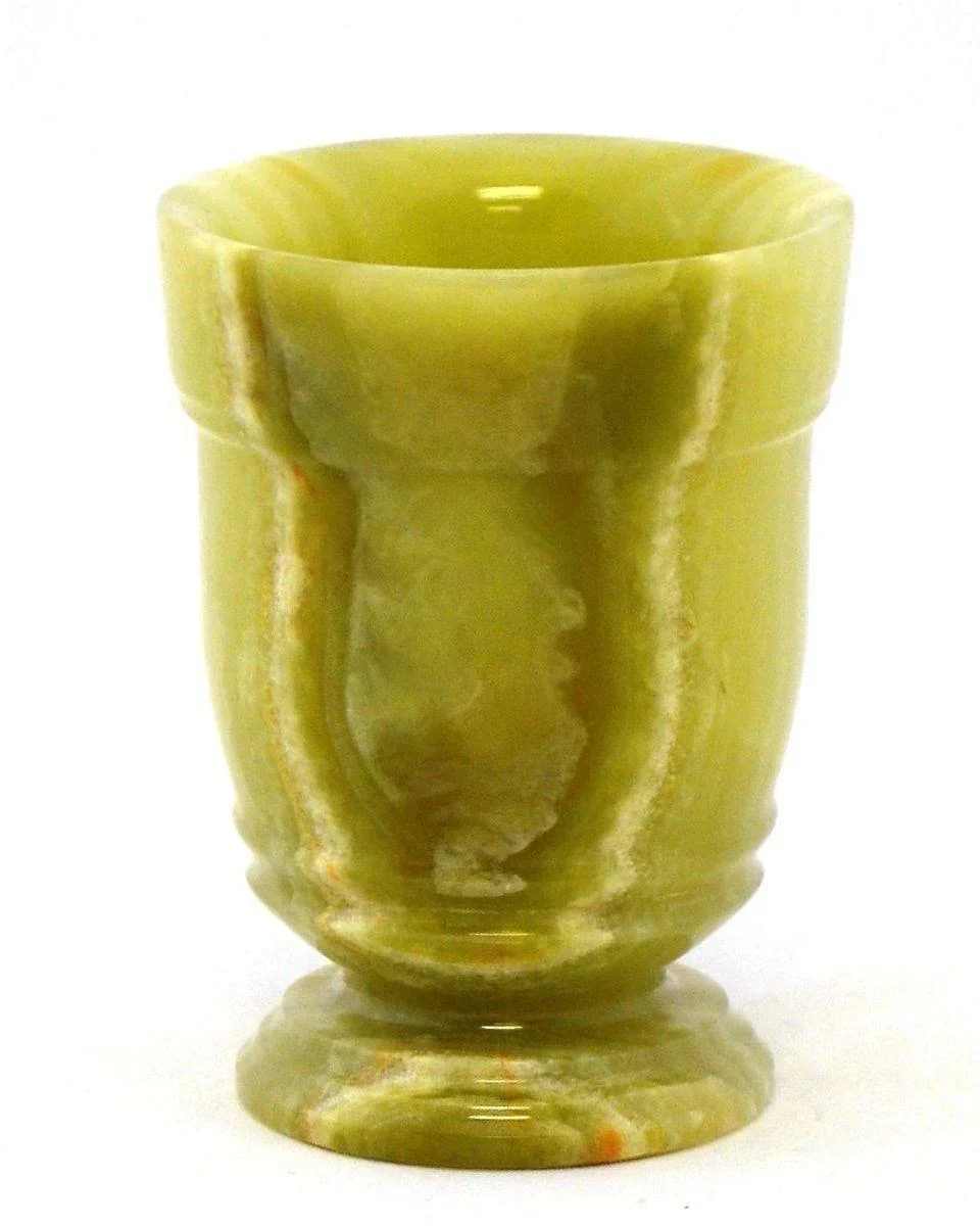 Practical Bathroom Tumbler of Green Onyx Tasmanian Collection Consistent