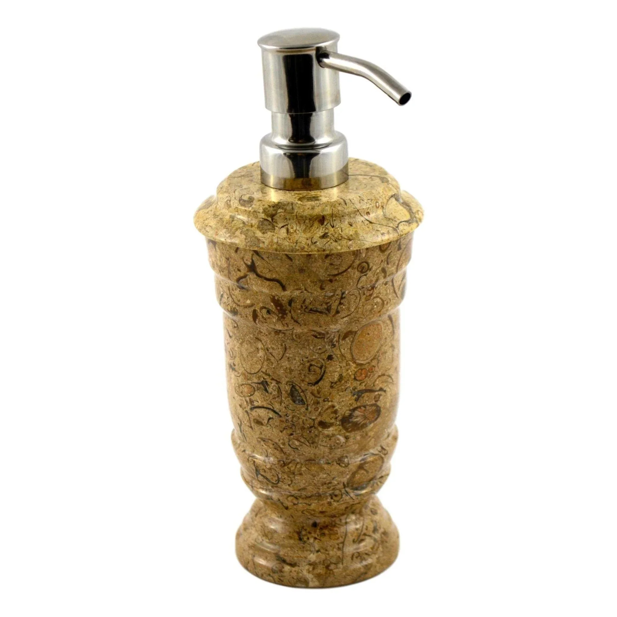 Recyclable Soap and Lotion Dispenser of Fossil Stone Dependable