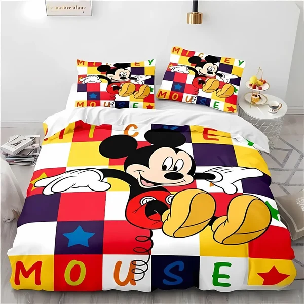 Authentic Mickey Mouse Cartoon Duvet Cover Versatile