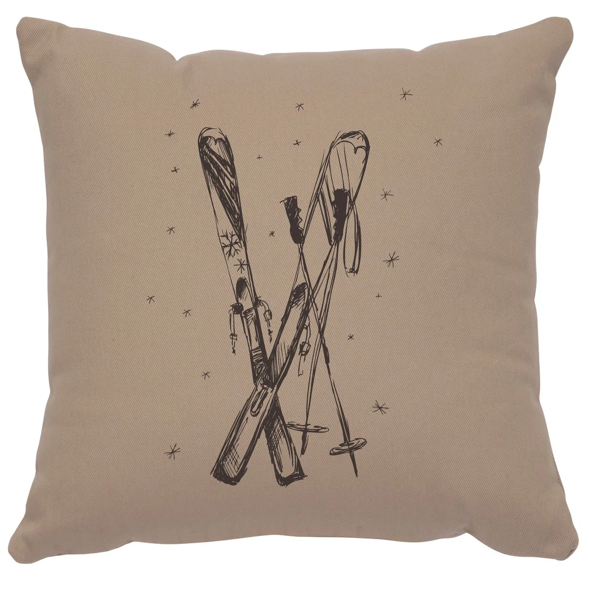 Proven quot Ski 39 s quot Image Pillow – Cotton Alabaster Crafted