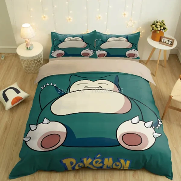 Premium Snorlax Pokemon Duvet Cover High-Quality