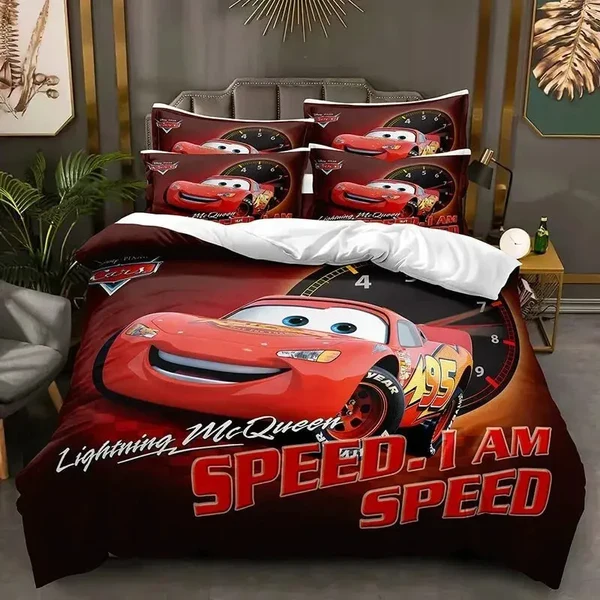 Clean Lightning McQueen Duvet Cover Fast