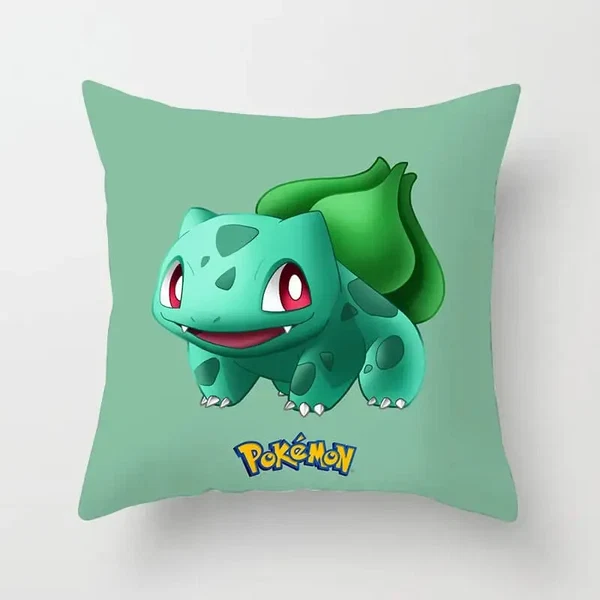Refined Bulbasaur Pokemon Cushion Cover Natural