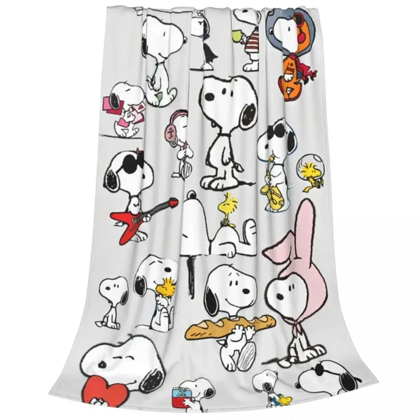 Traditional Snoopy Throw Blanket Expertly Made