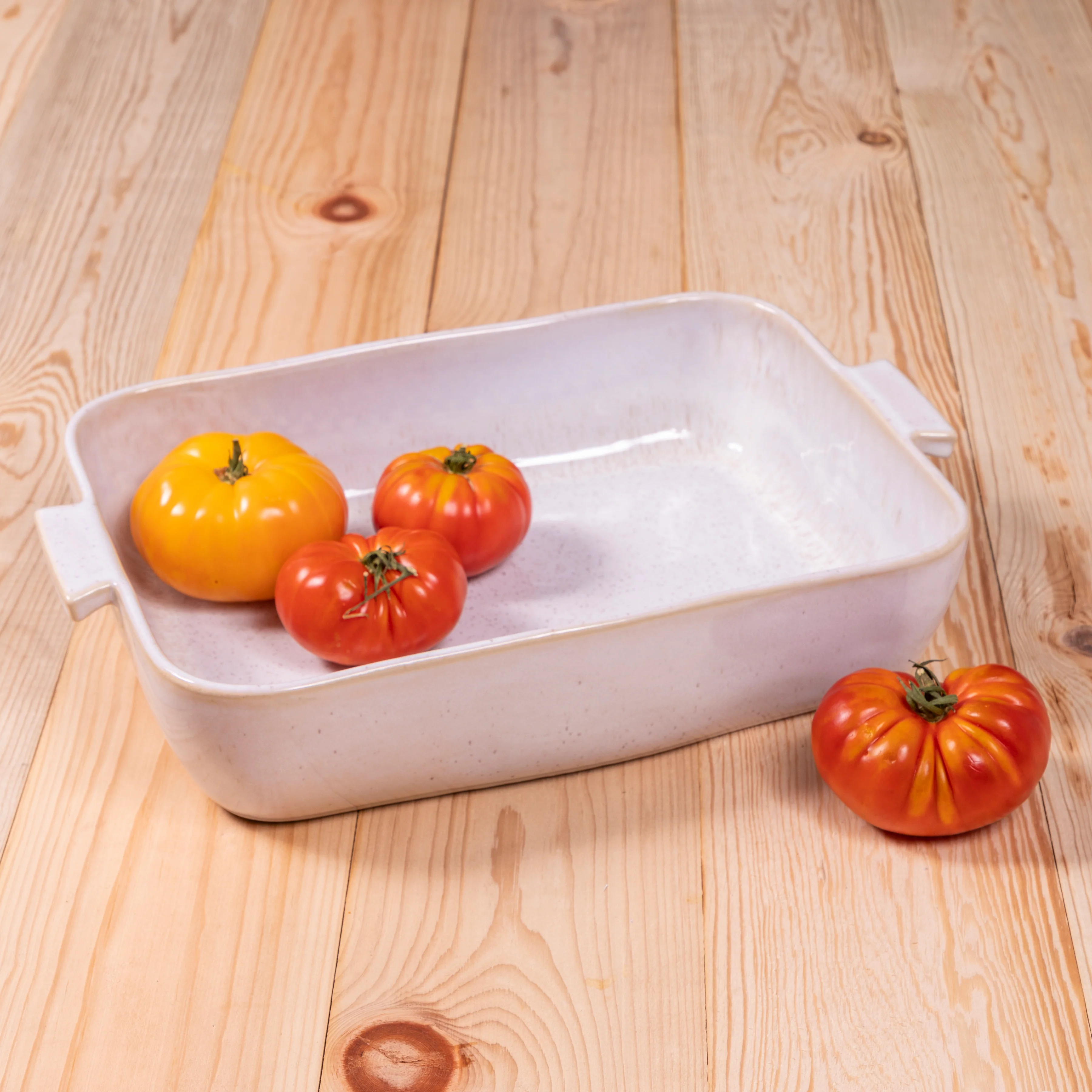 Sustainable Eivissa Reactive Glaze Rectangular Baker Healthy