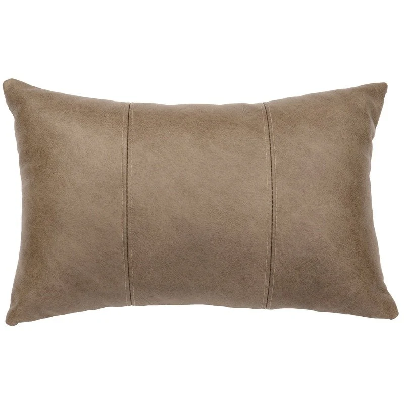 Exclusive Silver Fox Leather Pillow 12×18 Organic