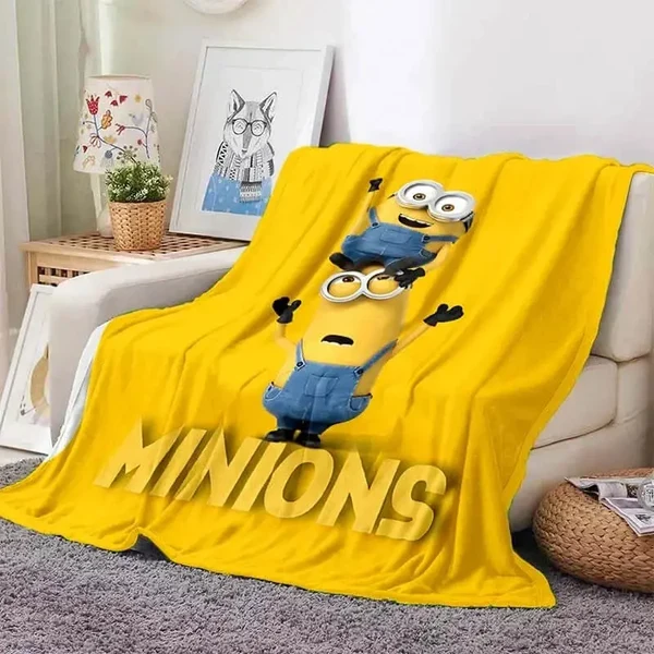 Healthy Minions Throw Blanket Recyclable