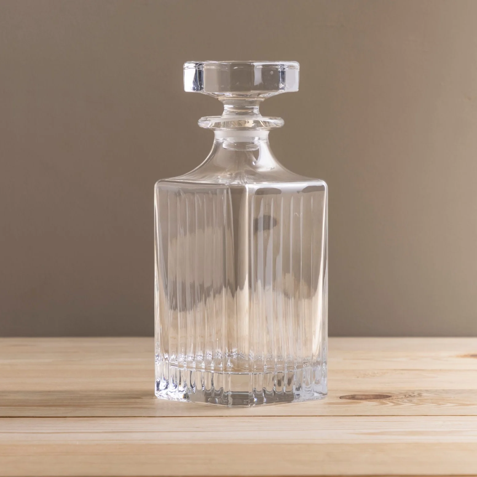 Authentic Timeless Crystal Decanter with Stopper World-Class