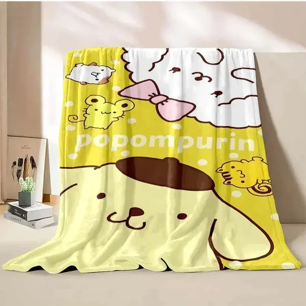 Artisan Pompompurin Cartoon Throw Blanket Casual