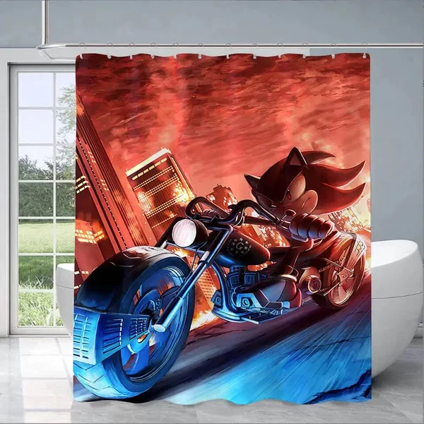 Verified Sonic the Hedgehog Shower Curtain First-Class