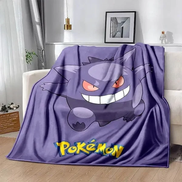 Reliable Pokemon Gengar Throw Blanket Powerful