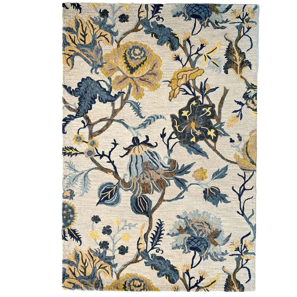 Elite Avanti Rug – Jacobean Gold Multi Durable