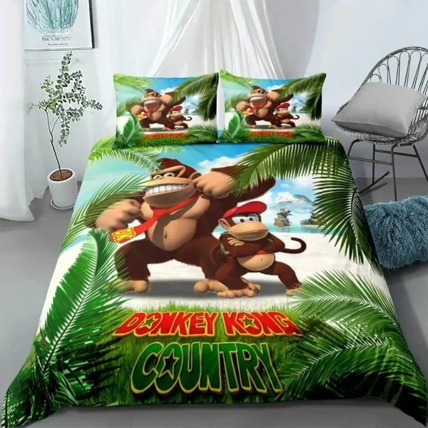Premium Material Donkey Kong Cartoon Doona Cover Certified
