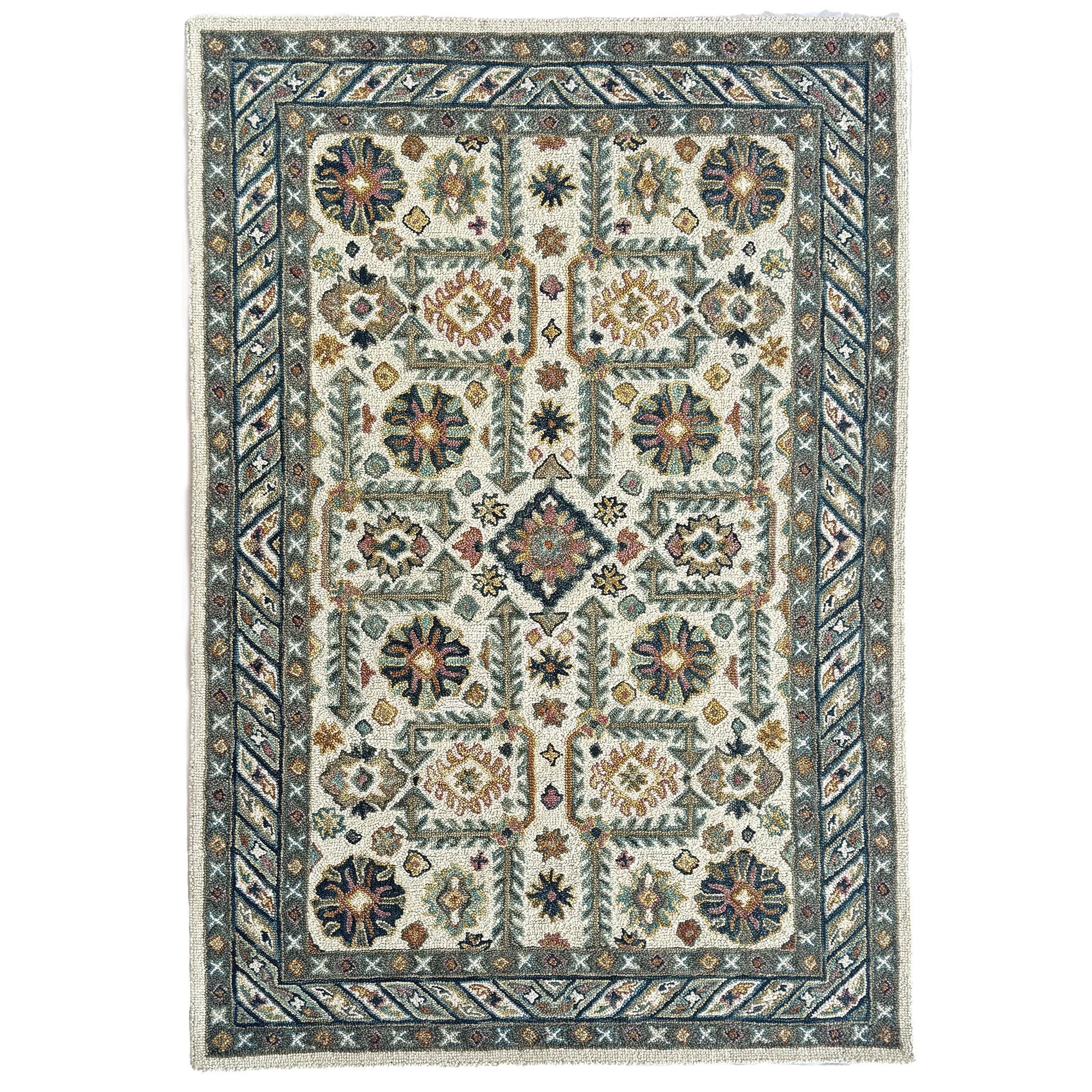 Casual Avanti Rug – Villa Ivory Multi Practical