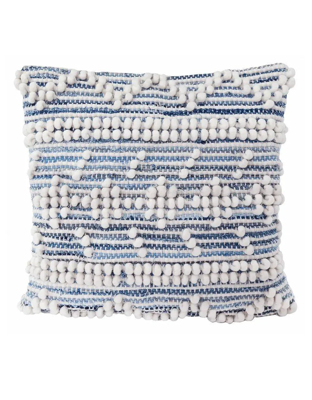 Convenient Pillow Case of Recycled Denim Handwoven Collection Reliable