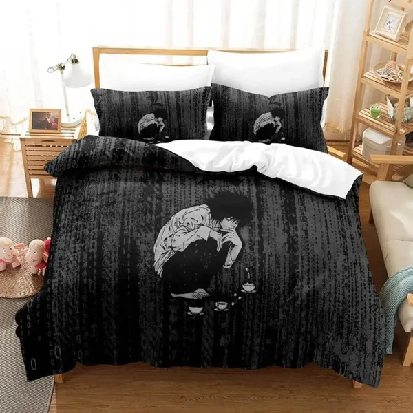 Consistent Anime Death Note L Lawliet Bedding Set Original