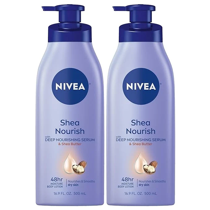 Long-Lasting NIVEA Smooth Daily Moisture Body Lotion Shea Butter 16.9 oz Superior
