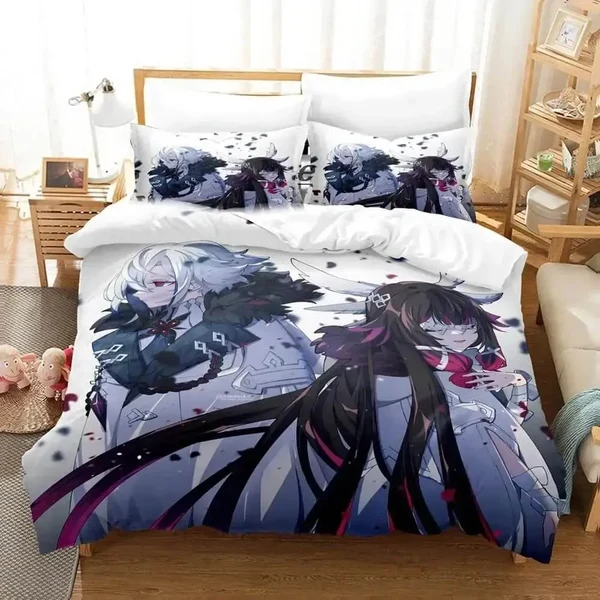Recyclable Anime Game Genshin Impact Duvet Cover Quality