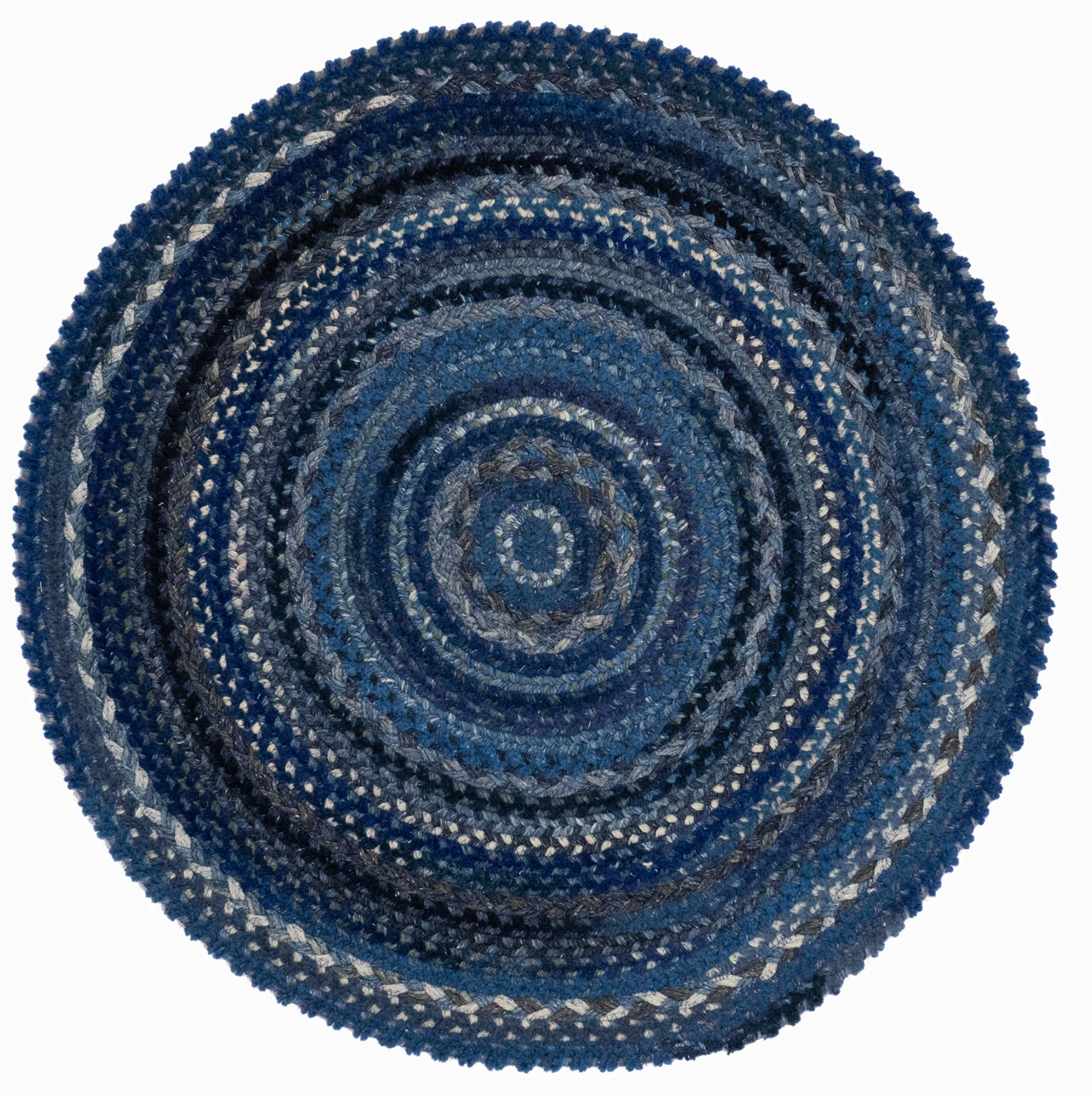 Organic Bayview Twilight Blue Rug Traditional
