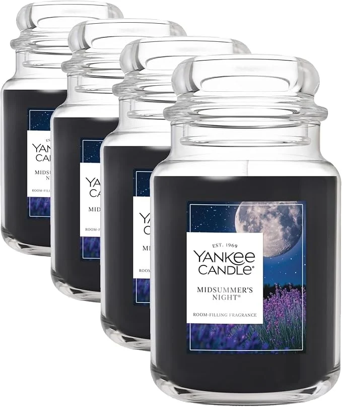 Fashionable Yankee Candle Mid Summer’s Night Scented Candle 22oz Large Jar Trendy