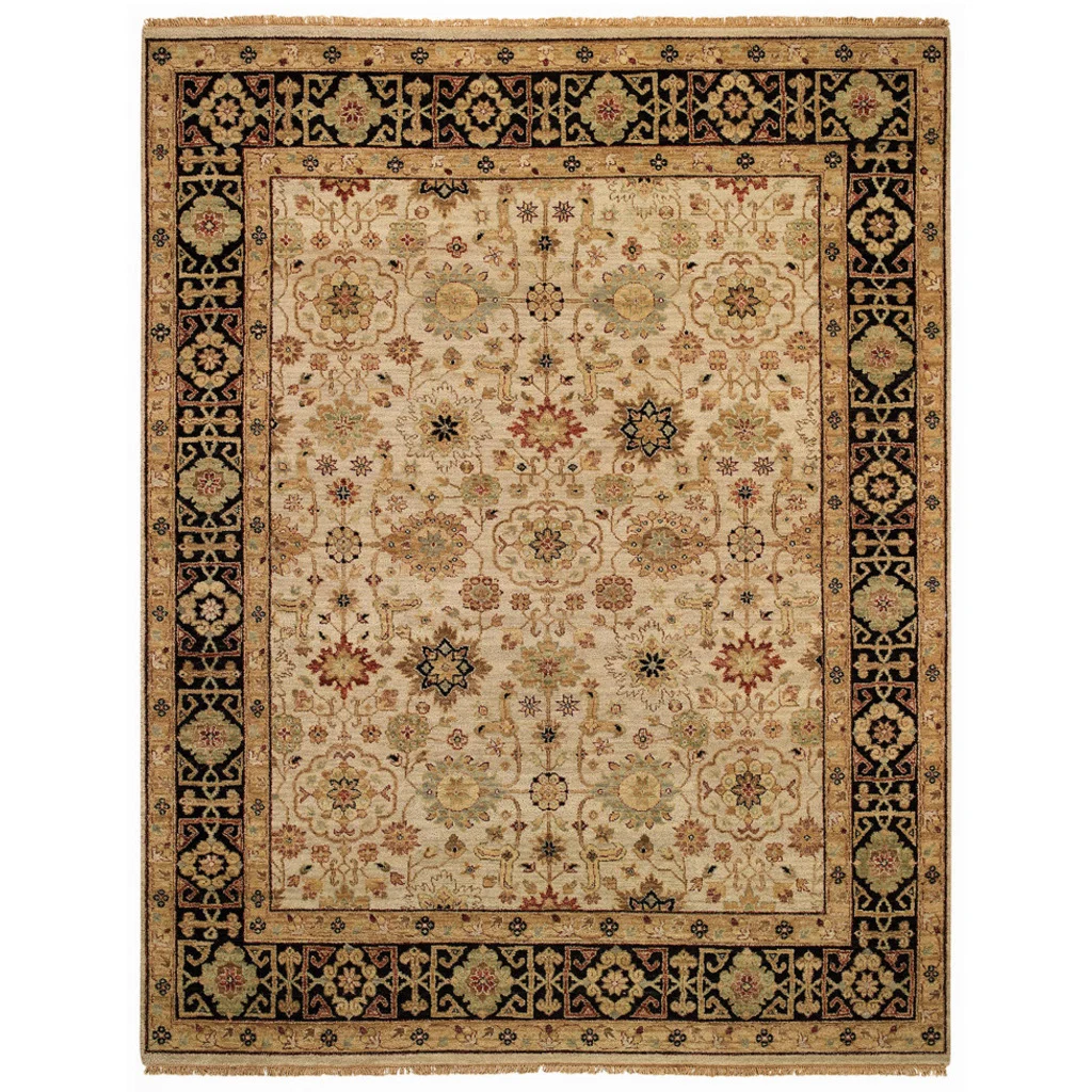 Prestigious Biltmore Classics Rug – Kuba Beige Black Sophisticated