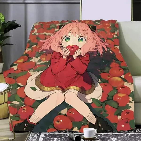 Premium Anime Anya Throw Blanket Lightweight